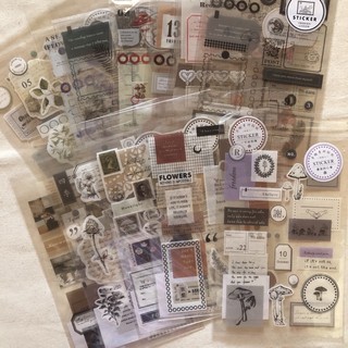 P060 - PET stickers - Tấm sticker dạng trong suốt