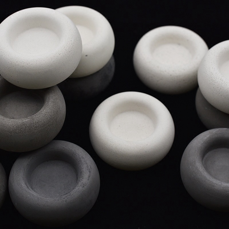 Khuôn silicone Làm Đế Nến Hình Bầu Dục Sáng Tạo