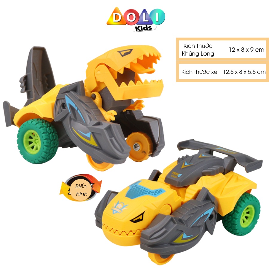 Đồ chơi trẻ em ô tô khủng long biến hình cho bé thông minh vận động