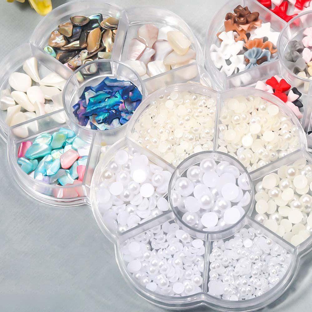 OCEANMAP Hạt Đá Vỏ Sò 3D Đính Móng Nghệ Thuật