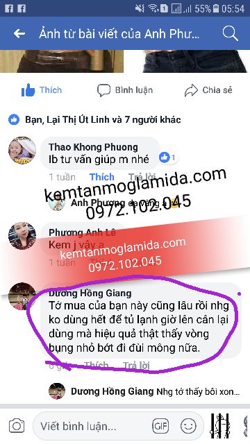 [CHÍNH HÃNG GLAMIDA ](sale)sâp sàn  kem đánh bụng glamida+ tặng thước dây, màng bọc thực phẩm