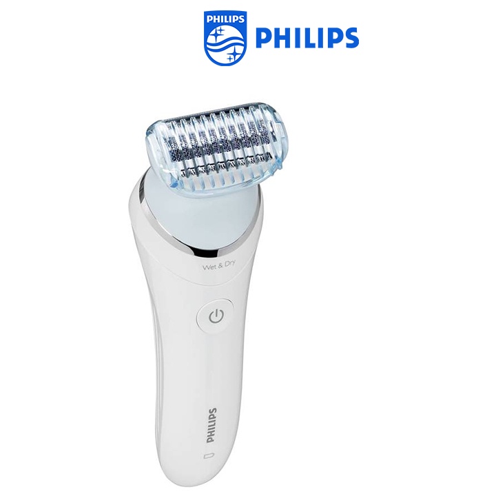 Sản Phẩm Máy làm sạch lông, dùng khô và ướt. Thương hiệu Philips BRL130/00 - [CHÍNH HÃNG - BẢO HÀNH 2 NĂM]