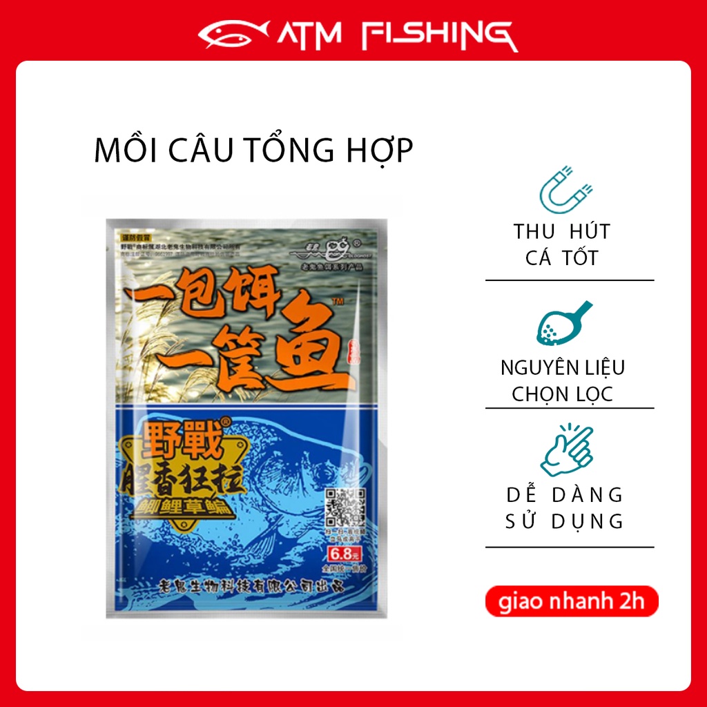 Mồi Câu Tổng Hợp, Mồi Câu Diếc, Chép Siêu Nhạy, Mồi Câu Lão Quỷ, ATM Fishing