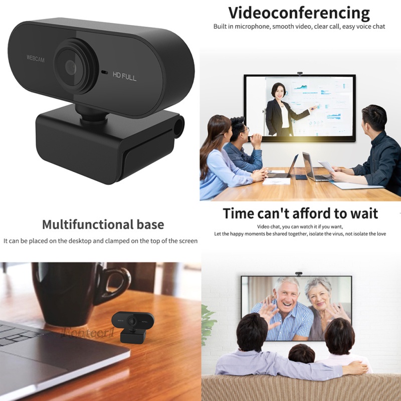 [FENTEER1] Smart Rotatable HD Webcam Desktop   Web Camera Cam Video Recording | BigBuy360 - bigbuy360.vn