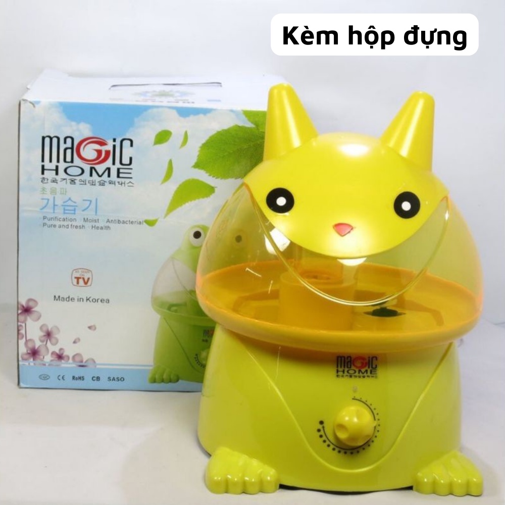 Máy phun sương khuếch tán hơi nước tạo độ ẩm 4 lít hình thú dễ thương tốt cho da