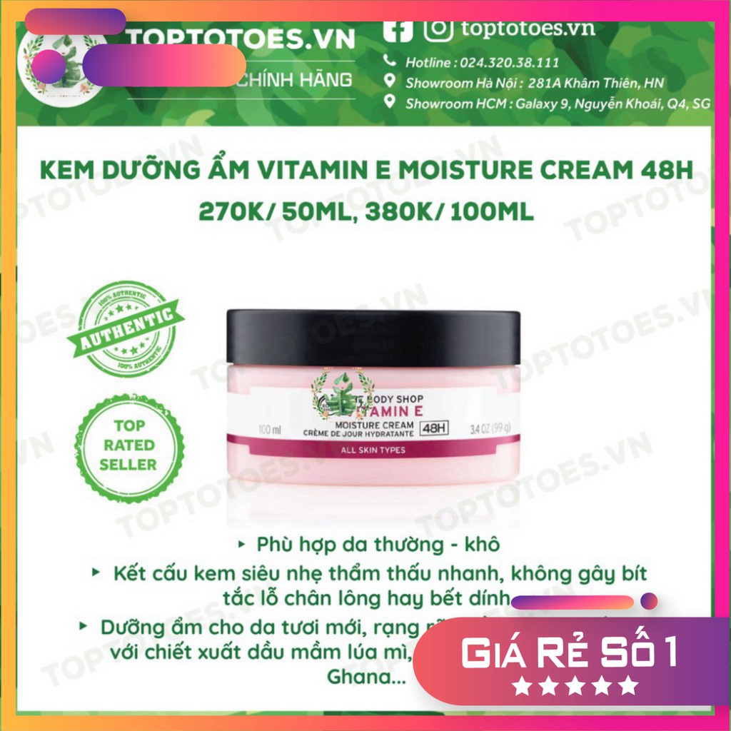 RẺ SỐ 1 . Bộ Vitamin E Lúa Mạch The Body Shop rửa mặt, toner, xịt khoáng, kem dưỡng, mask siêu cấp ẩm và làm sáng da . .