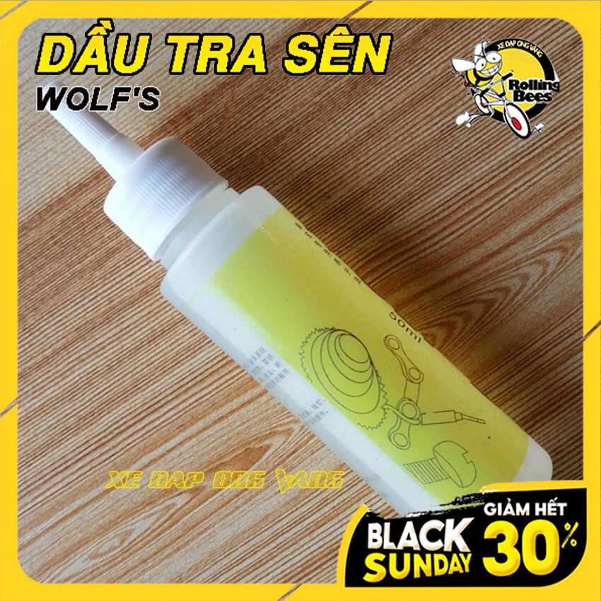 Dầu tra xích xe đạp WOLF'S Hàng Chính Hãng