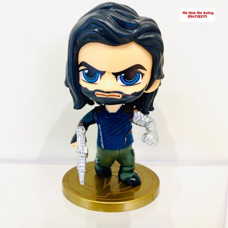 (Có Bán Lẻ) Mô Hình 6 Siêu Anh Hùng Marvel Avengers Cao 11cm Thanos DoctorStrange Thor Loki CaptainAmerica WinterSoldier