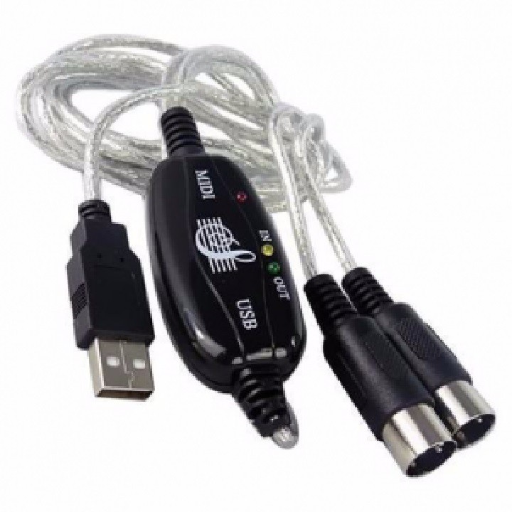 Cáp Midi to USB cho đàn Organ kết nối Máy tính