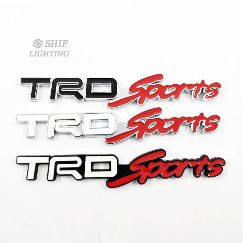 1 Miếng Dán Chữ Trd Kim Loại Trang Trí Xe Toyota