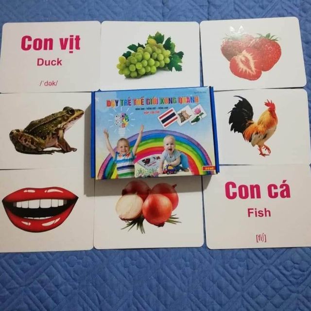 Bộ thẻ Flashcard cho bé 💯