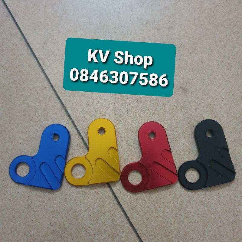 pass chân gương nhôm CNC cao cấp, gắn đèn trợ sáng