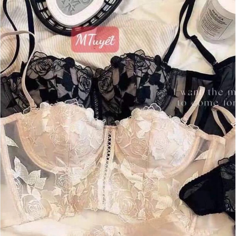 Áo cúp ren hàng QC