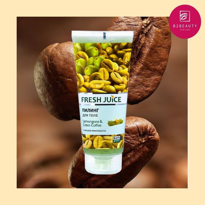 Tẩy tế bào chết toàn thân Fresh Juice Cafe và Xả
