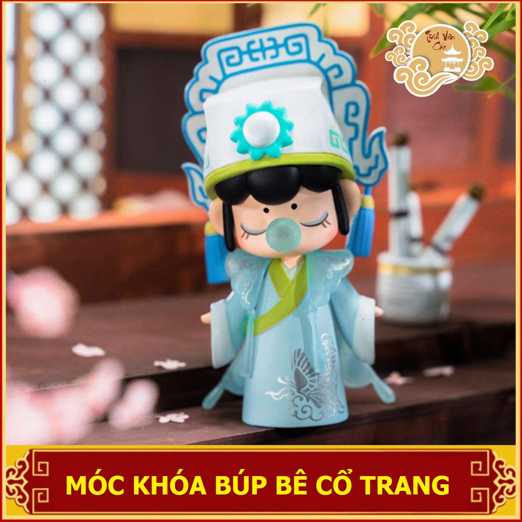 Móc chìa khóa búp bê Lương Sơn Bá cổ trang Tĩnh Vân Các