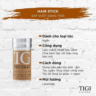 [ TIGI ]SÁP THỎI TẠO HÌNH TIGI BED HEAD HAIR STICK 75G-Chính Hãng