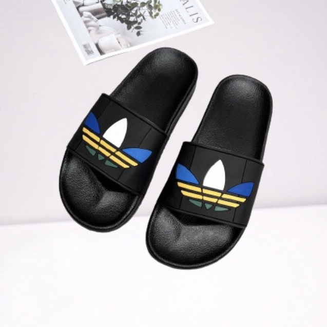 Dép Nam 𝐀𝐃𝐈𝐃𝐀𝐒 3 Lá Đế Cao Su Chống Nước - Dép Quai Ngang Nam Nữ Thời Trang Cao Cấp Hottrend 202