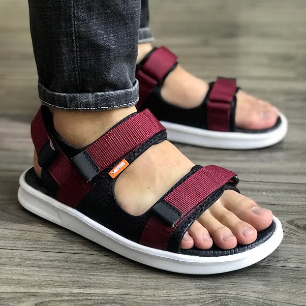 [Mua Kèm Áo Thun 0Đ] Giày Sandal Vento Nam Nữ - NB02R Đỏ