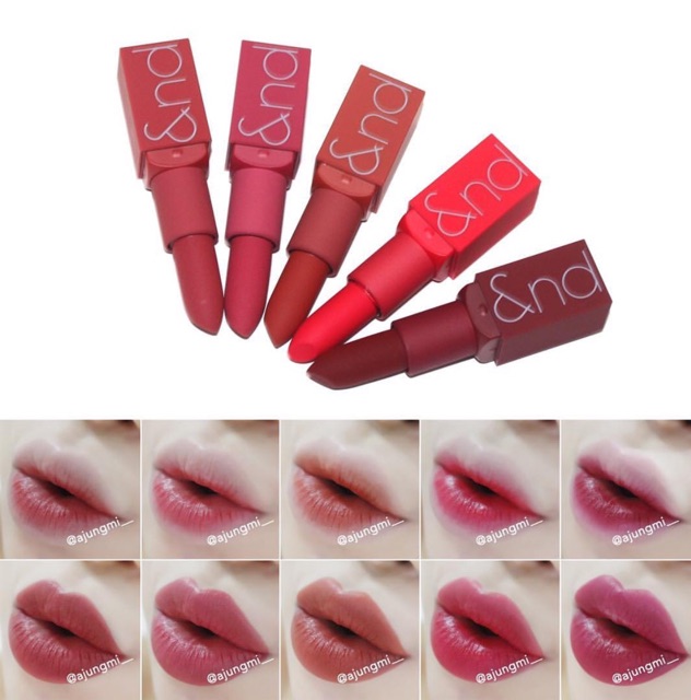 Son lỳ nhẹ tênh Rom&nd Zero Gram Lipstick - SUNSET EDITION