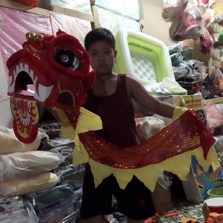 Đầu lân kim sa có đèn hàng chọn