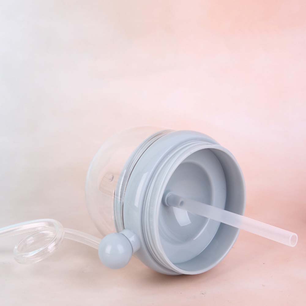 Bình đựng nước BERNARDO hình cá voi hoạt hình có ống hút dung tích 250ml cho bé