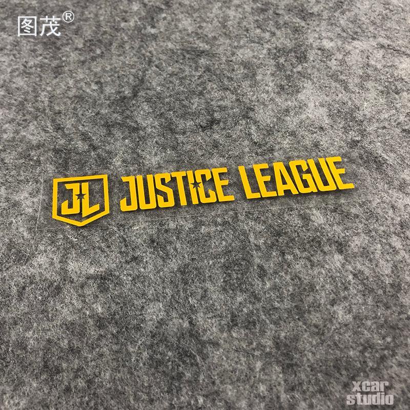 Miếng Dán Trang Trí Xe Hơi/Va Li/Máy Tính Hình Logo Liên Minh Công Lý DC