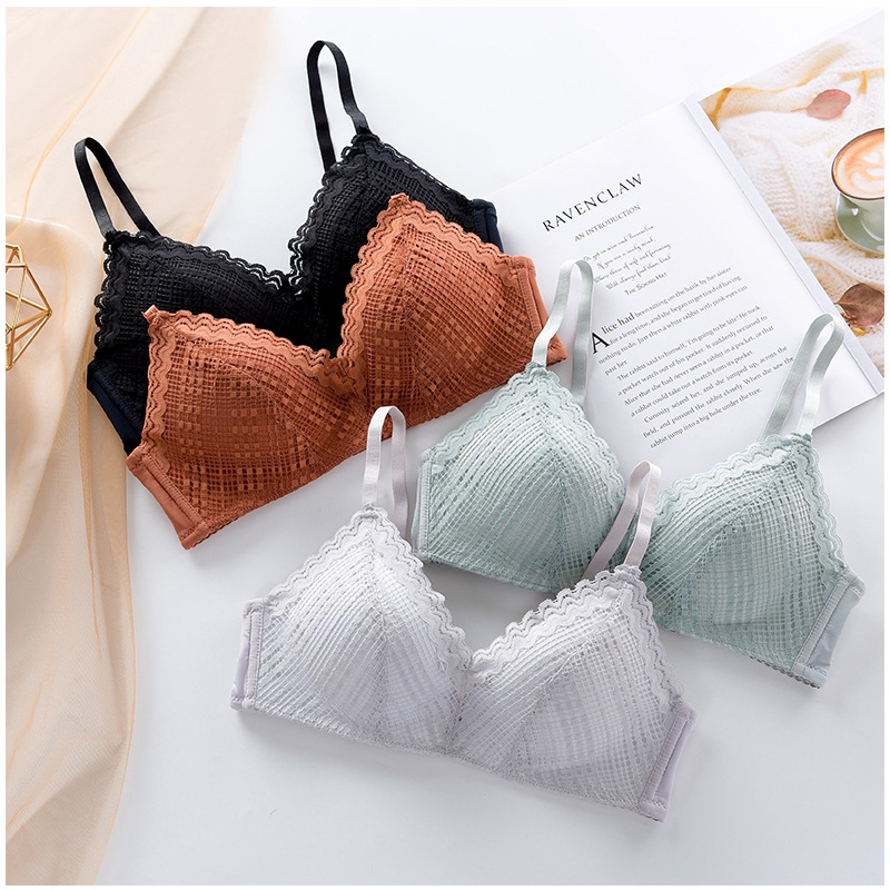 Bộ Đồ Lót Ren Không Gọng Quyến Rũ Trẻ Trung Thời Trang | BigBuy360 - bigbuy360.vn