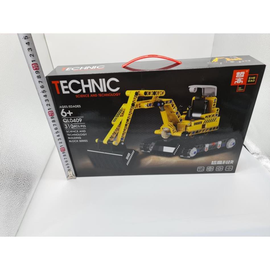 Lắp ráp Ghép Hình Xe Cẩu TECHNIC QL0409