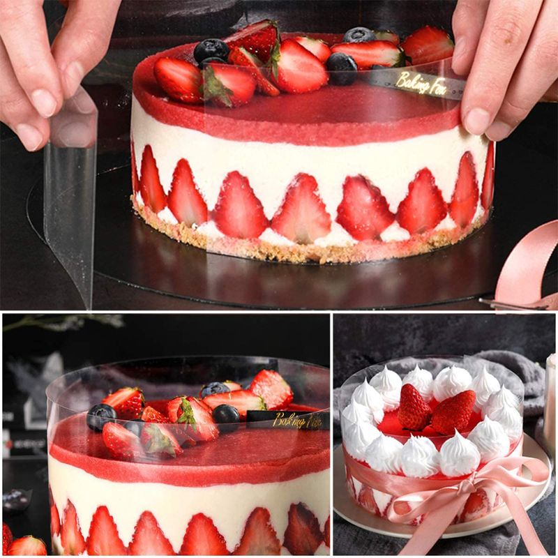 Cuộn Giấy Pet Trong Suốt 3.1x1968 Làm Bánh / Mousse / Chocolate