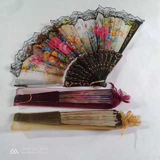 Wedding Souvenir Black Spanish Fan Tile Package