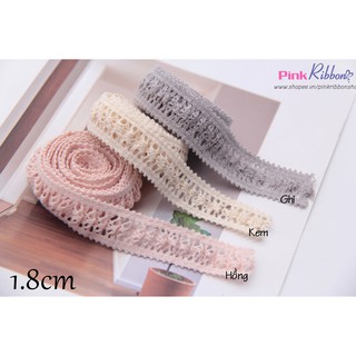 Thun ren  cotton cao cấp 1.8cm làm băng đô, phụ kiện may mặc.