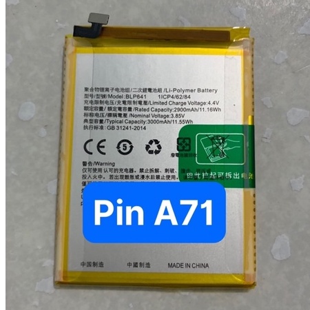 pin oppo A71 / BLP641 loại zin