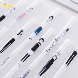 Bút mực gel họa tiết hoạt hình ngòi 0.38mm phong cách Hàn Quốc tiện lợi dành cho học sinh