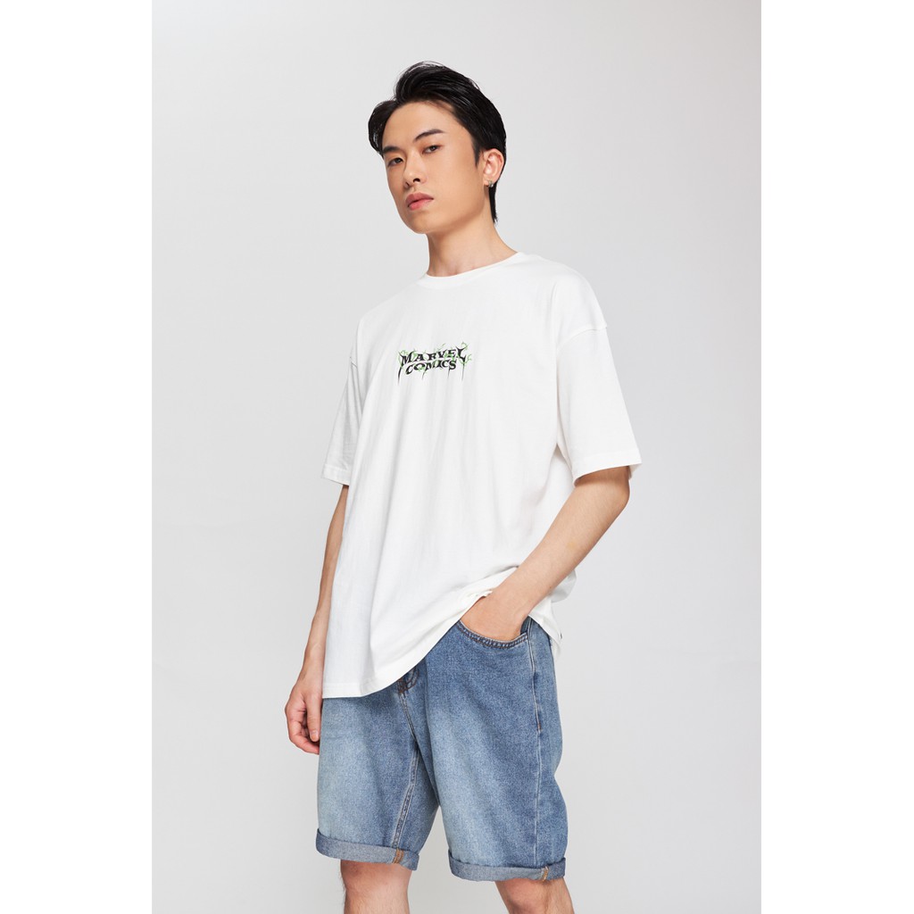 Áo Thun Nam Nữ BOO Oversize Dáng Rộng 100%Cotton In Logo Marvel Sấm Sét | BigBuy360 - bigbuy360.vn