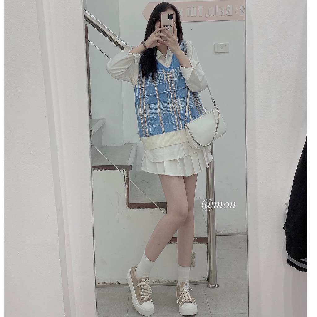 200991 Áo sơ mi nữ ulzzang chất thô mềm 3 màu freesize phong cách hàn quốc