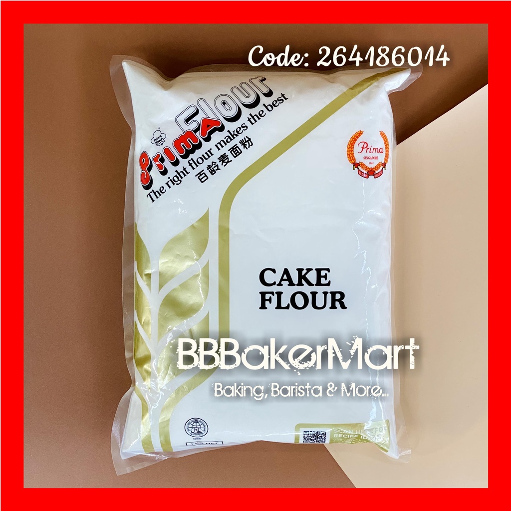 Bột PRIMA số 8 - Bông Lan Cake Flour màu VÀNG - 1Kg