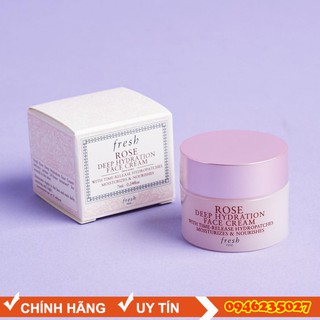 [CHÍNH HÃNG] Kem Dưỡng Ẩm Fresh Rose Deep Hydration Face cream 7ml