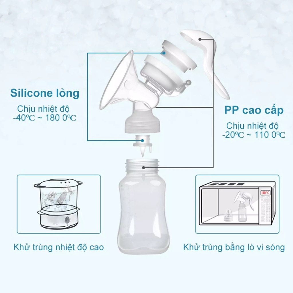 Bình hút sữa bằng tay,Bình hút mạnh Breast pump