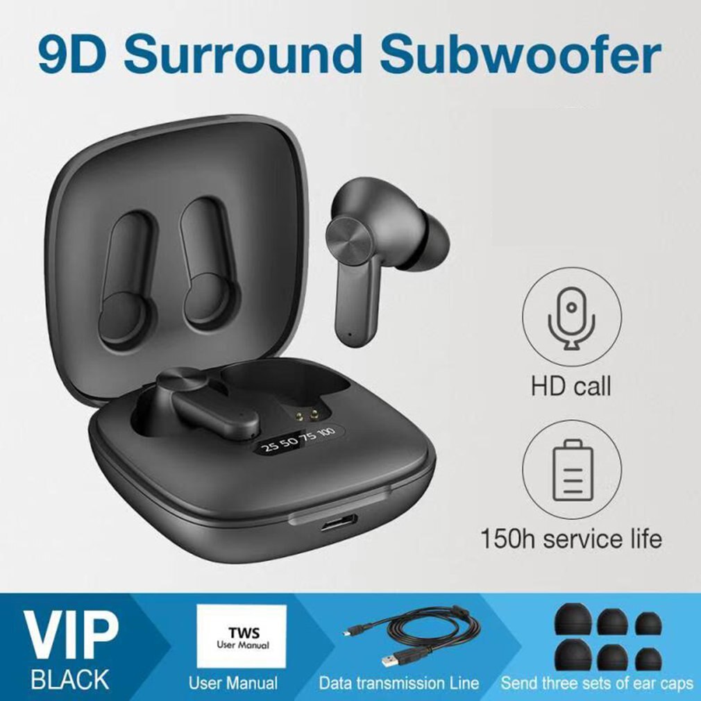 Bộ Tai Nghe Bluetooth 5.0 Tzuzl Tws Âm Thanh Sống Động Chất Lượng Cao | BigBuy360 - bigbuy360.vn