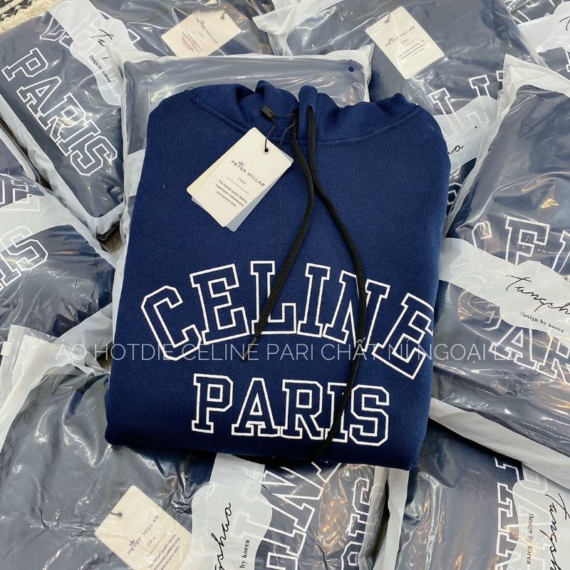 Áo hoodie nam nữ,Áo sweater nỉ nam nữ from rộng Unisex chất nỉ ngoại siêu dày dặn in chữ PARIS