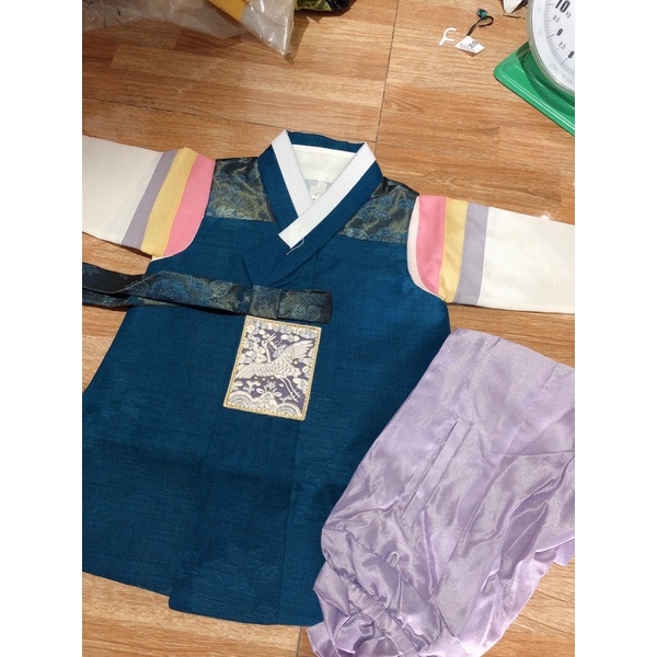 Bộ Hanbok bé trai hàng  hàn 100% chuẩn auth