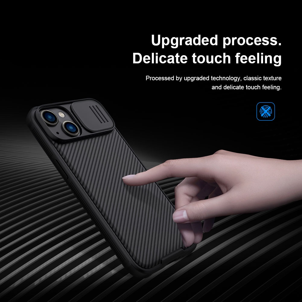 Ốp Điện Thoại Nillkin Bằng TPU + PC Chống Sốc Có Nắp Trượt Bảo Vệ Camera Cho iPhone 14
