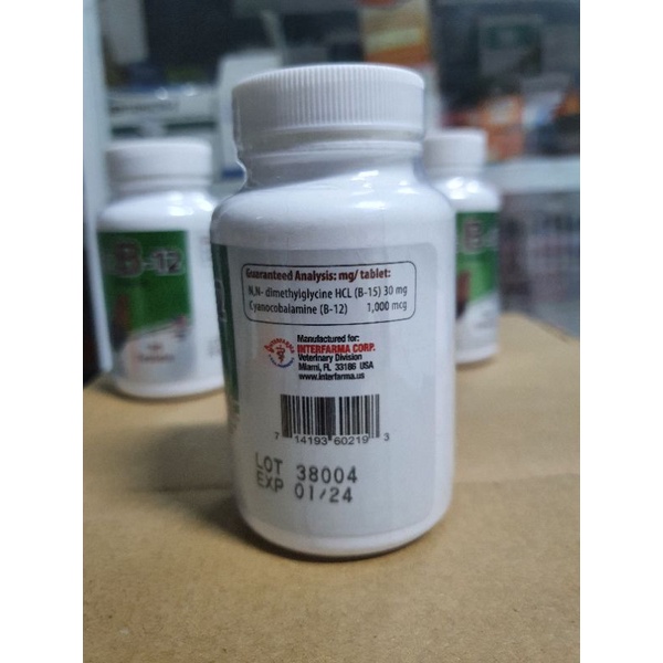 Dinh dưỡng nuôi gà đá cao cấp vitamin B12 B15 hộp 100 viên
