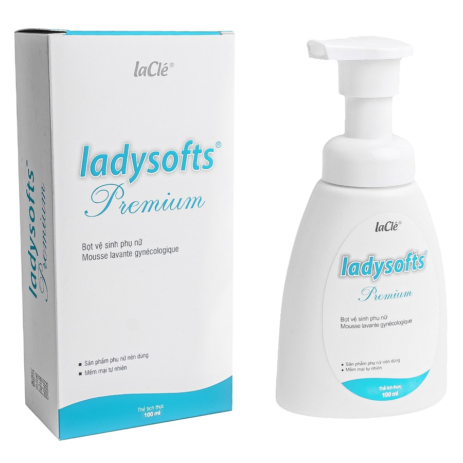 Bọt rửa phụ khoa cao cấp Ladysoft Premium ( 100ml - 250ml) - Chính hãng