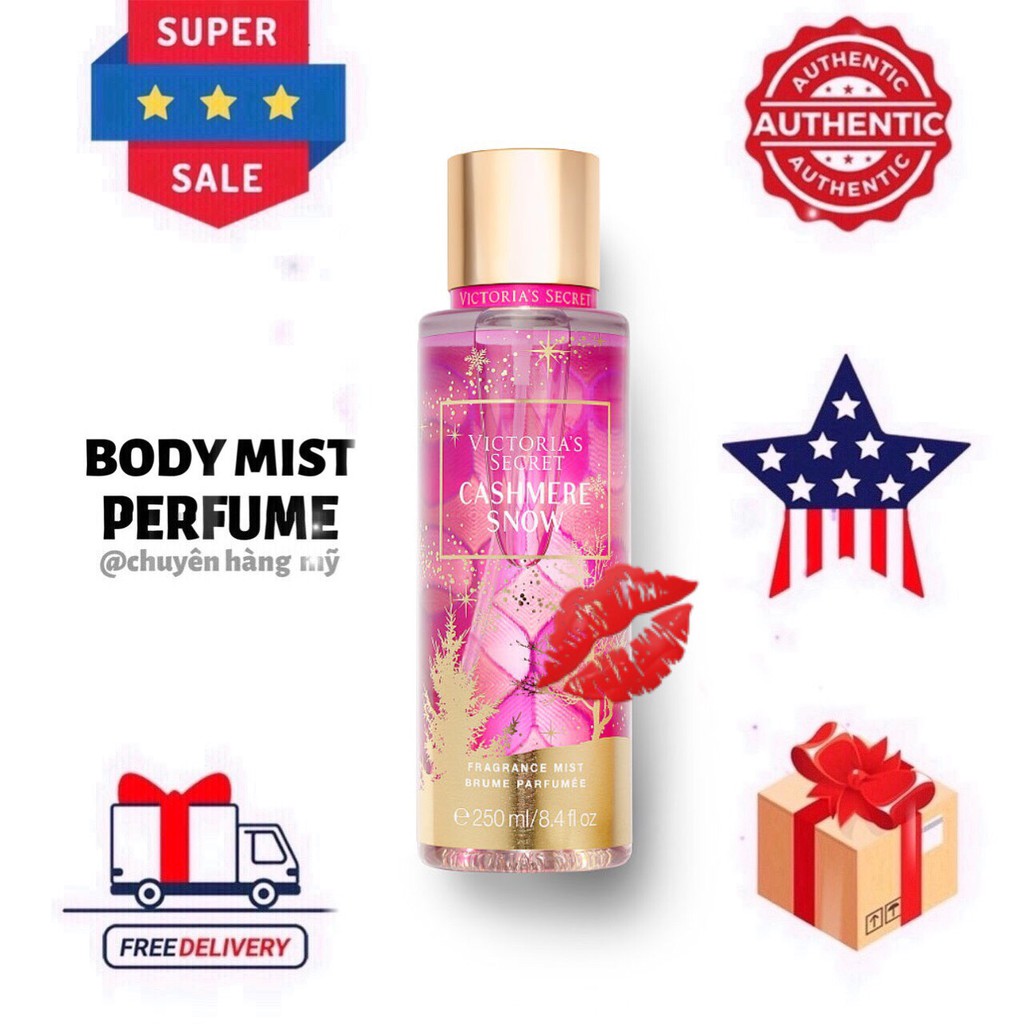 𝗕𝗢𝗗𝗬𝗠𝗜𝗦𝗧𝗣𝗘𝗥𝗙𝗨𝗠𝗘⚜️Xịt Thơm Body Victoria’s Secret Scents of Holiday New 2019 250ml | BigBuy360 - bigbuy360.vn