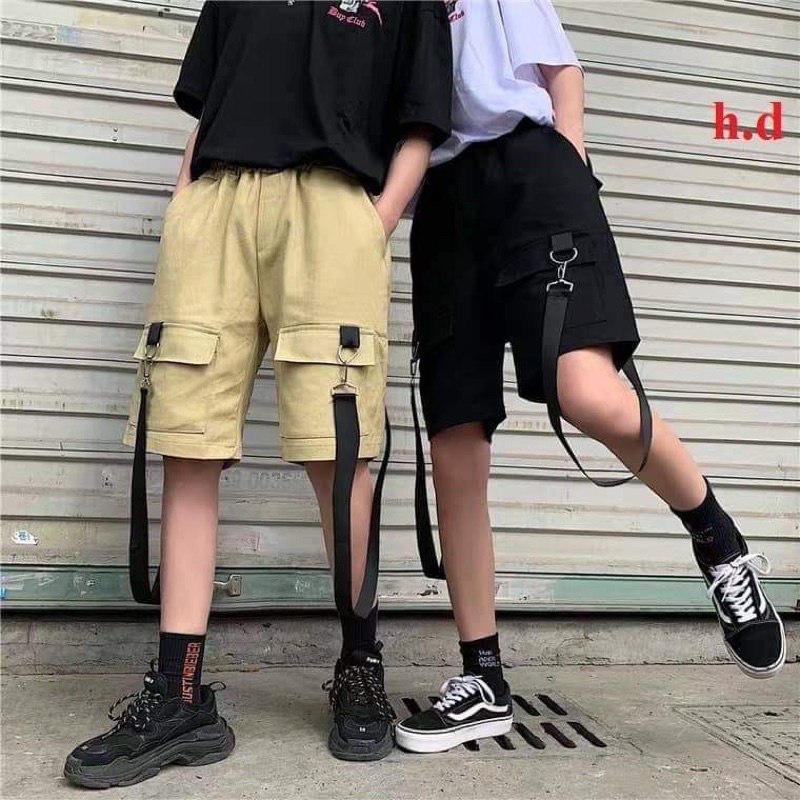 Quần đùi Kaki dây móc túi HD12
