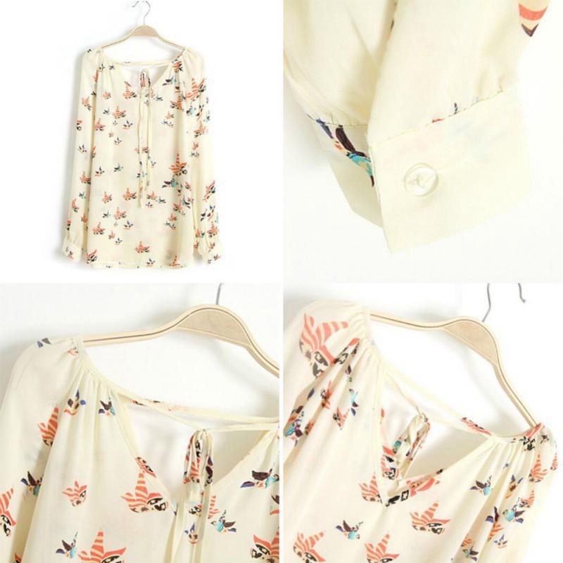 Áo Chiffon Nữ Cổ Chữ V