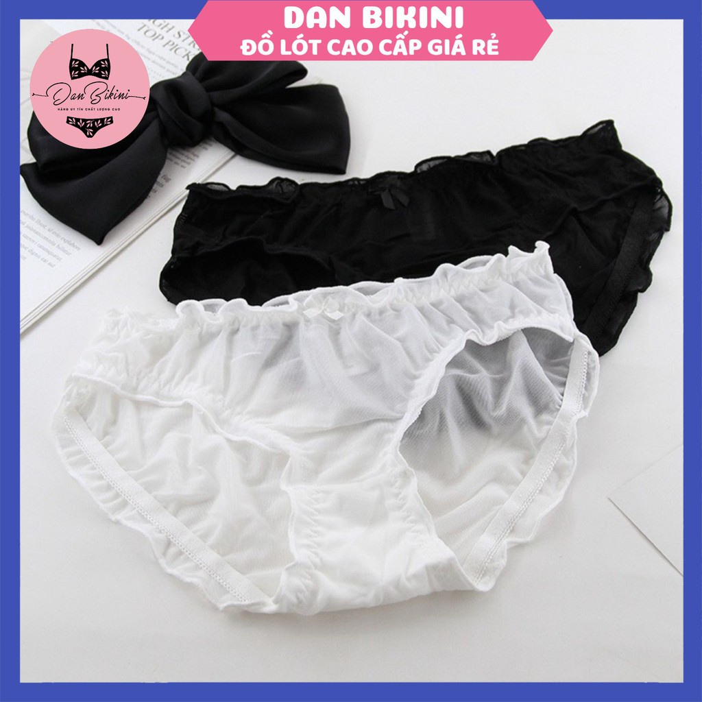 Quần Lót Ren Nữ Sexy cao cấp thoáng mát viền lưới nhún điệu đà mã 3018