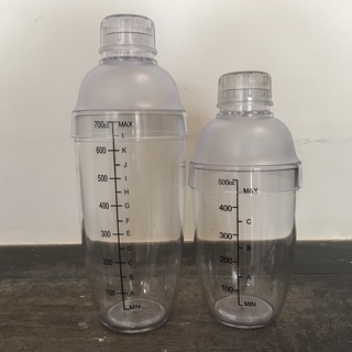 Bình Lắc Cocktail Shaker Nhựa Loại Tốt cái size 700ml