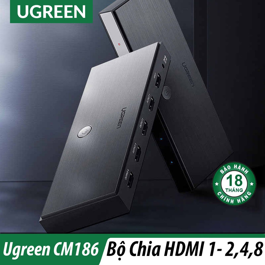 Bộ Chia HDMI 1 Ra 2,4,8 Cổng Cao Cấp Ugreen - Hàng Chính Hãng (40201, 40202, 40203)